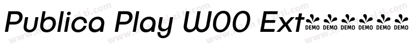 Publica Play W00 Ext字体转换